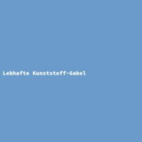 Lebhafte Kunststoff-Gabel