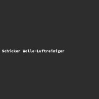 Schicker Wolle-Luftreiniger