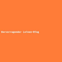 Hervorragender Leinen-Ring