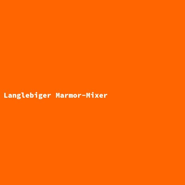 Langlebiger Marmor-Mixer