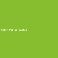Guter Papier-Laptop