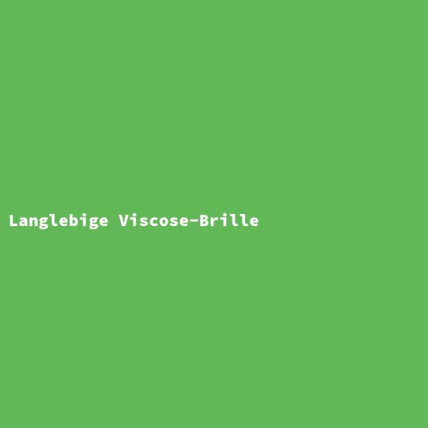 Langlebige Viscose-Brille