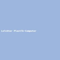 Leichter Plastik-Computer