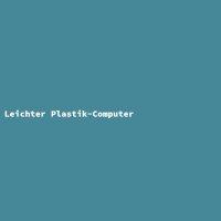 Leichter Plastik-Computer