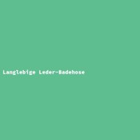 Langlebige Leder-Badehose