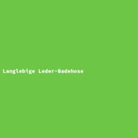 Langlebige Leder-Badehose