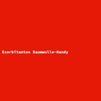Exorbitantes Baumwolle-Handy