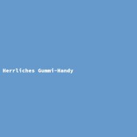 Herrliches Gummi-Handy