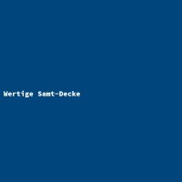 Wertige Samt-Decke