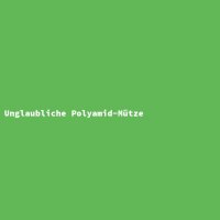 Unglaubliche Polyamid-M&uuml;tze