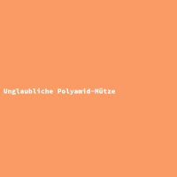 Unglaubliche Polyamid-M&uuml;tze