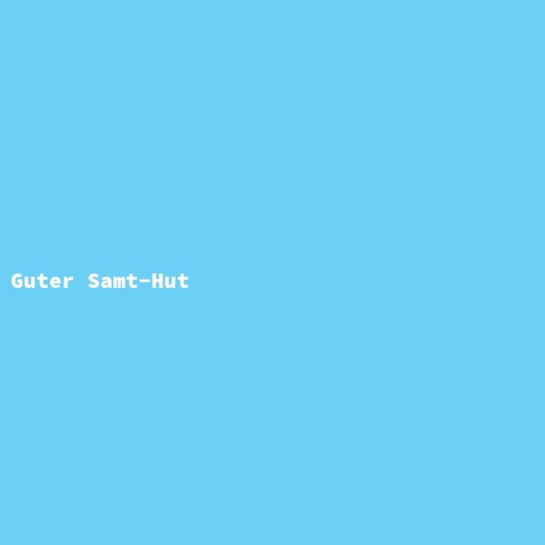 Guter Samt-Hut