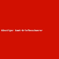 G&uuml;nstiger Samt-Briefbeschwerer