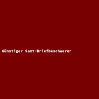 G&uuml;nstiger Samt-Briefbeschwerer