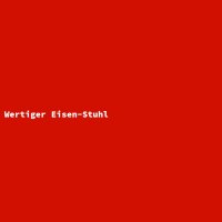Wertiger Eisen-Stuhl