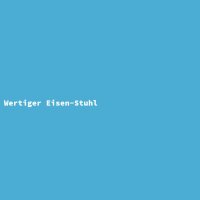 Wertiger Eisen-Stuhl