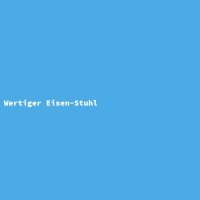 Wertiger Eisen-Stuhl
