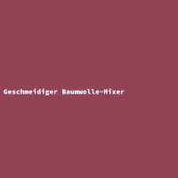 Geschmeidiger Baumwolle-Mixer