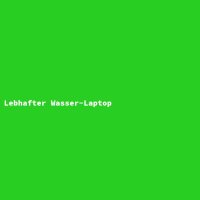 Lebhafter Wasser-Laptop