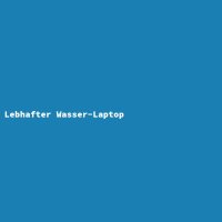 Lebhafter Wasser-Laptop