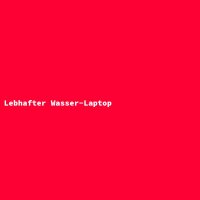 Lebhafter Wasser-Laptop
