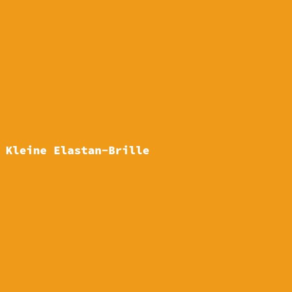 Kleine Elastan-Brille