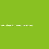 Exorbitanter Gummi-Handschuh