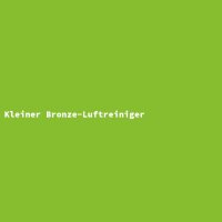 Kleiner Bronze-Luftreiniger