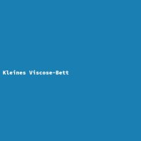 Kleines Viscose-Bett