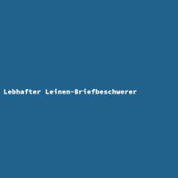 Lebhafter Leinen-Briefbeschwerer
