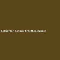 Lebhafter Leinen-Briefbeschwerer