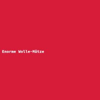 Enorme Wolle-M&uuml;tze