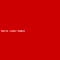 Harte Leder-Gabel