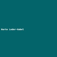 Harte Leder-Gabel
