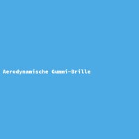 Aerodynamische Gummi-Brille