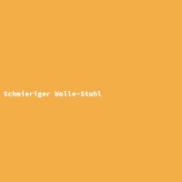 Schmieriger Wolle-Stuhl