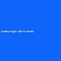 Schmieriger Wolle-Stuhl