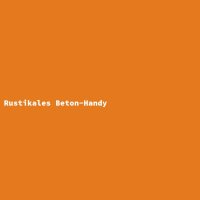 Rustikales Beton-Handy