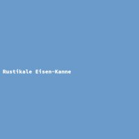 Rustikale Eisen-Kanne