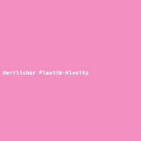 Herrlicher Plastik-Klositz