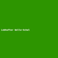Lebhafter Wolle-Schal
