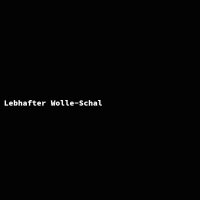Lebhafter Wolle-Schal