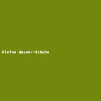 Kleine Wasser-Schuhe