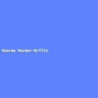 Enorme Marmor-Brille