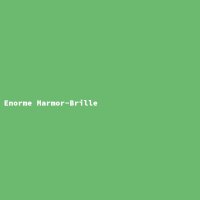 Enorme Marmor-Brille