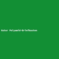 Guter Polyamid-Briefkasten