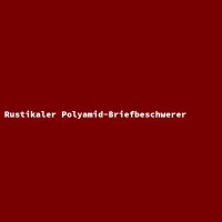Rustikaler Polyamid-Briefbeschwerer