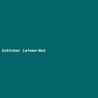 Schicker Leinen-Hut