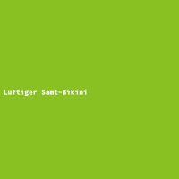 Luftiger Samt-Bikini
