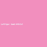 Luftiger Samt-Bikini